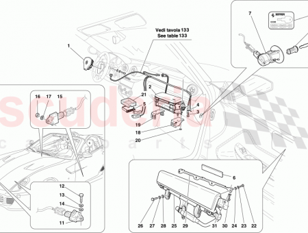 Photo of COMPLETE STEERING LOCK ANTITHEFT SYSTEM LOCK SET WITH…