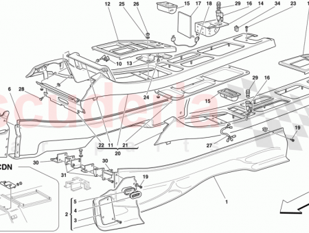 Photo of LH FRONT LINED TUNNEL COVER…