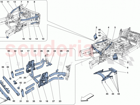 Photo of LH UPPER EXTERNAL DIAGONAL FIREWALL BRACE…