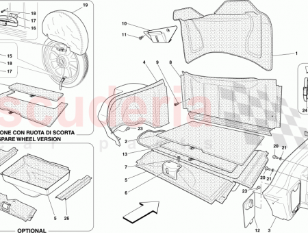 Photo of LUGGAGE COMPARTMENT LID SURROUND…