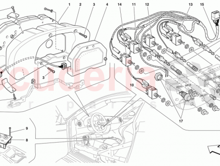 Photo of INSTRUMENT BEHIND DASH PANEL…