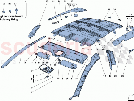 Photo of COMPLETE LH REAR SPEAKER GRILLE…