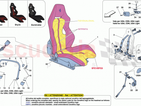 Photo of RH RACING SEAT COMPLETE WITH GUIDE RAILS…