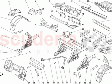 Photo of RH REAR LATERAL PARTITION…