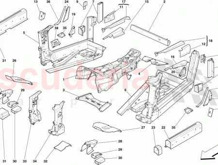 Photo of RH OUTER REAR BRACKET…