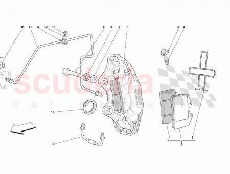 Photo of PIPE TO R H REAR CALIPER…