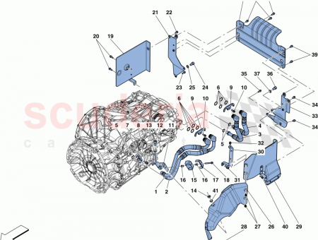 Photo of LH SINGLE OIL HEAT EXCHANGER FRONT HEAT SHIELD…