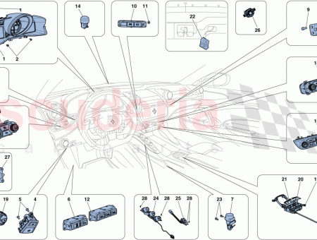 Photo of LIGHTS AND REAR FOG LIGHT SWITCH SATELLITE…