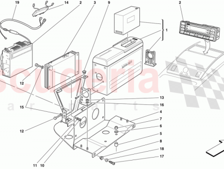 Photo of BRACKETS ASSEMBLY FOR CAR STEREO…