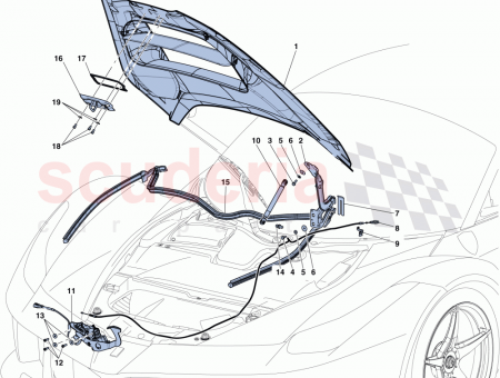 Photo of COMPL LH FRONT LID HINGE…