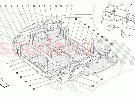 Photo of UPPER UNDERDASHBOARD SILENCER…