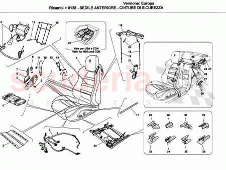 Photo of LH SEAT COMPLETE WITH RAILS Easy entry Full…