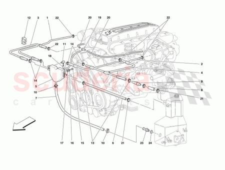 Photo of PIPE FROM OIL VENT BODY TO LH SLEEVE…