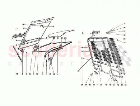 Photo of Left hinge…