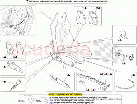 Photo of LH SEAT COMPLETE WITH GUIDE RAILS…