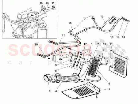 Photo of Oil delivery pipe to radiator…