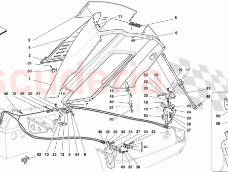 Photo of ENGINE HOOD BONNET HINGE…