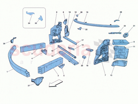 Photo of RH RADIATOR FASTENER BRACKET…