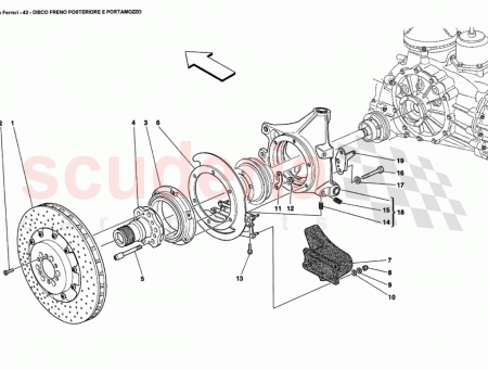 Photo of R H REAR WHEEL HUB…