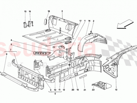 Photo of LH FRONT LATERAL STRUCTURE ASSEMBLY…