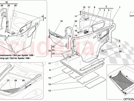 Photo of COMPLETE LUGGAGE COMPARTMENT MESH…