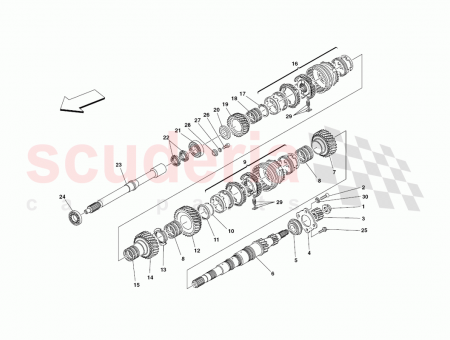 Photo of PRIMARY SHAFT BEARING OIL PUMP SIDE…