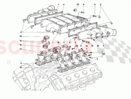 Photo of R H rear intake manifold…