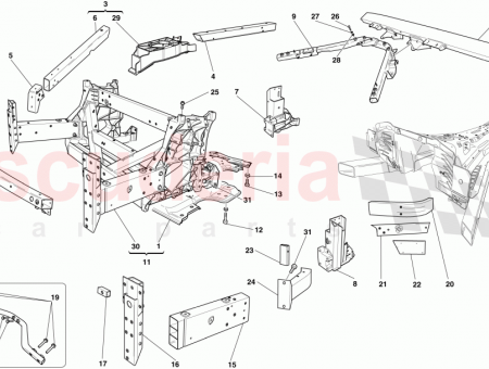 Photo of RH CENTRE EXTERNAL DIAGONAL BRACE…