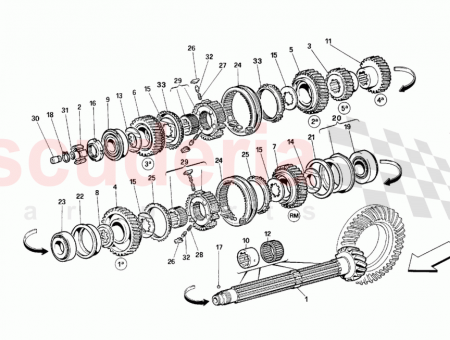 Photo of Spacer between 1st speed and bearing 6 00…