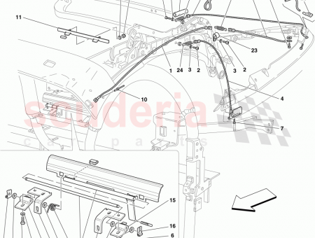 Photo of LOWER FINNED POCKET TENSIONER CABLE…