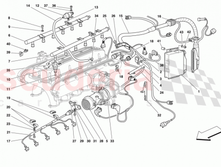 Photo of RH SIDE ENGINE CONNECTING CABLES…