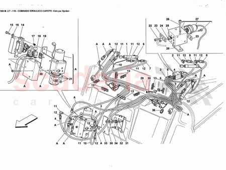 Photo of V PIPE FROM PUMP TO RH MAIN CYLINDER…