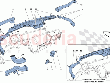 Photo of PASSENGER SIDE UPPER FOOTWELL AIR DUCT…