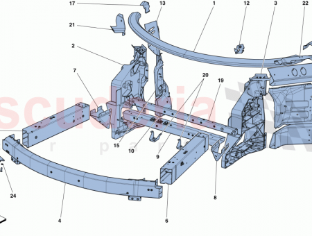 Photo of COMPL FRONT BUMPER MOUNTING CROSS MEMBER…