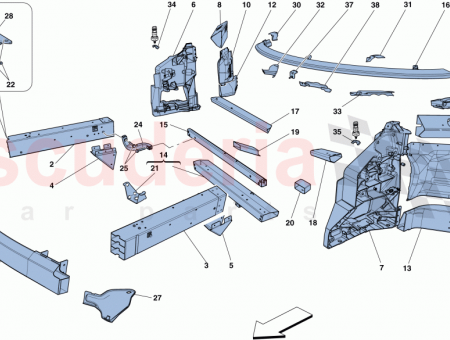 Photo of UPPER LH DIAGONAL BRACE…