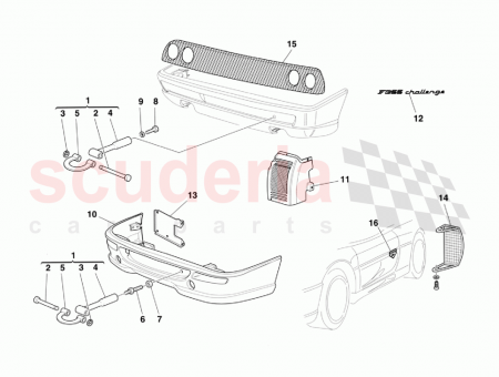 Photo of F355 challenge badge…