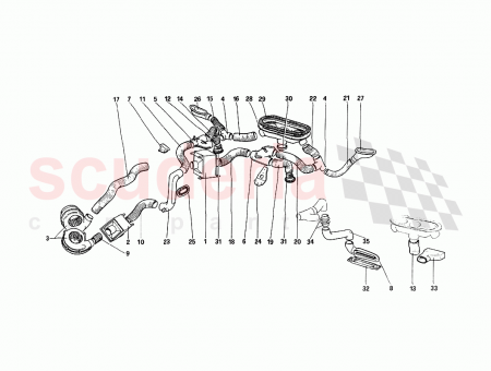 Photo of Left diverter connection…