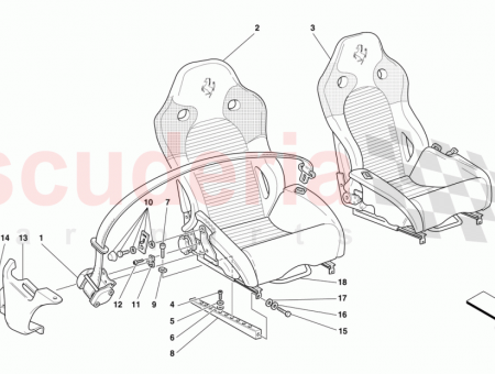 Photo of L H SEAT COMPLETE WITH GUIDES…