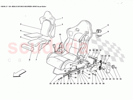 Photo of COMPLETE LARGE R H SEAT…