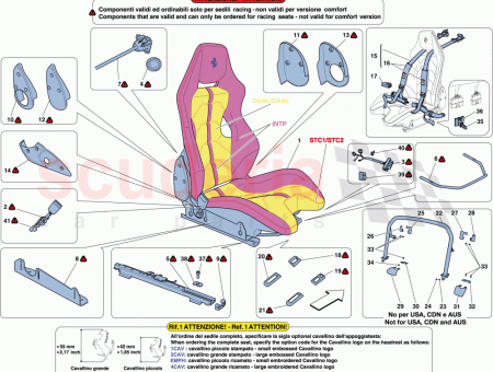 Photo of RH GUIDE RAIL ASSEMBLY WITH LH SEAT SHIM…