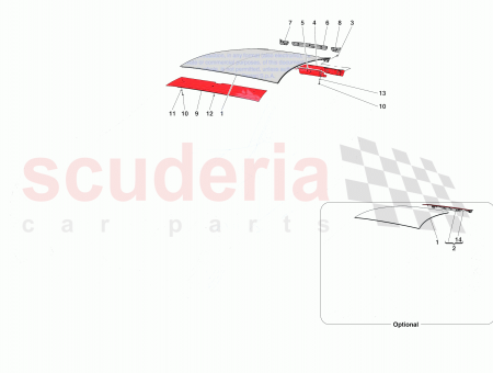 Photo of COMPL REAR ROOF BEAM…