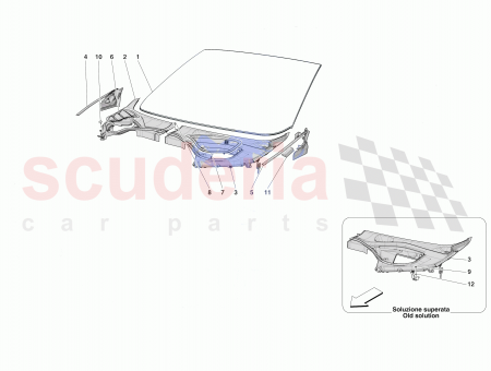 Photo of COMPL LH UNDERWINDSCREEN TRAY…