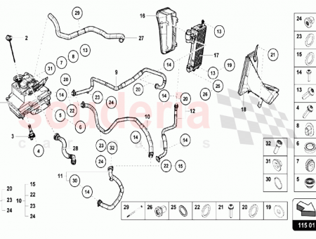 Photo of Hexagon Flange Nut Self locking m6…