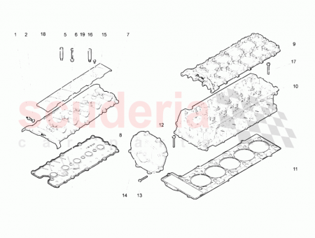 Photo of GASKET TO BE USED WITH 07L103476F REF 7…