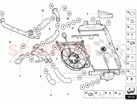 Photo of Coolant Pipe right…