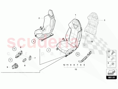 Photo of SWITCH FOR BACKREST ADJUSTING…