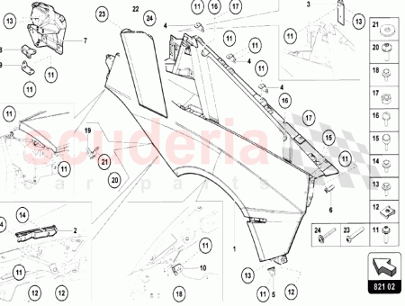 Photo of RIGHT REAR FENDER ASSEMBLY CONTACT YOUR AREA MANAGER…