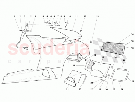 Photo of MOVABLE AIR INTAKE HINGE ASSEMBLY…