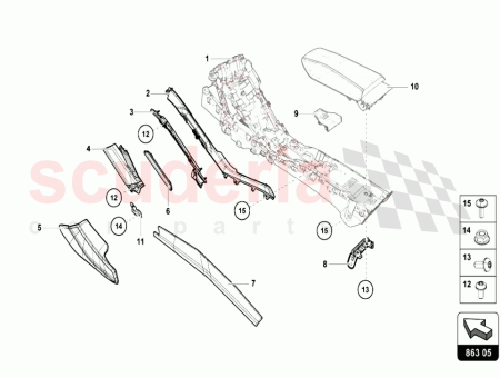 Photo of LH SIDE PANEL TRIM FOR CENTRE CONSOLE…