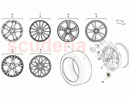 Photo of REAR WHEEL VALENTINO BALBONI SCORPIUS…